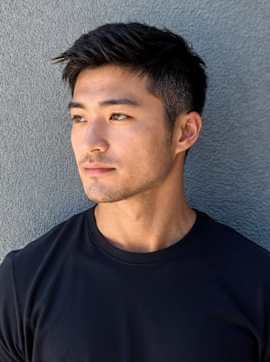 刈り上げフェードスタイル