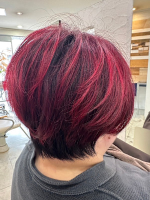 チェリーピンク×ハイライト