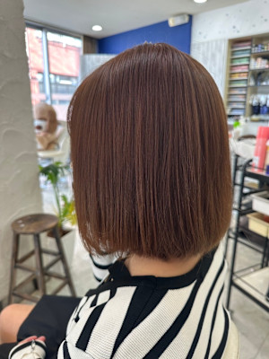 ブラウンナチュラルボブ