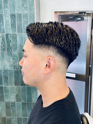 【20代 男性】ロンドン七三フェード（大宮/バーバー）