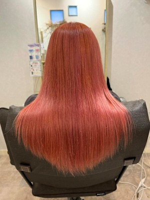 【ヘアジュレドゥ 川松】ダブルブリーチ！ペールピンク！