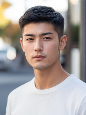 刈り上げフェードスタイル