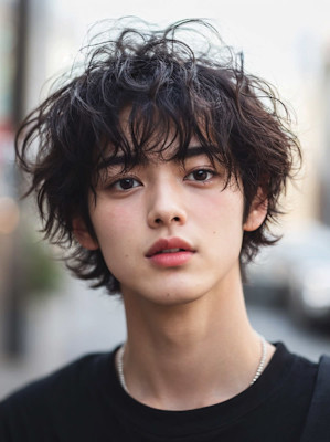 無造作ニュアンスパーマ