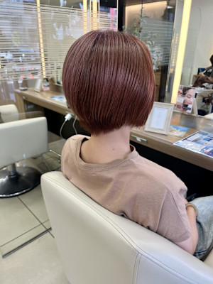 【老沼】イメチェン/ホワイトブロンド/外ハネボブ/美髪