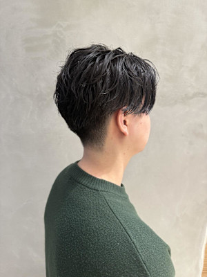 ungu ul×メンズ×ニュアンスパーマ