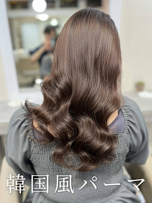 銀座店1番人気メニュー「韓国風パーマ」