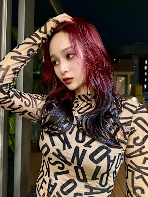 エンドカラー　デザインカラー　ハイトーン　原宿/表参道