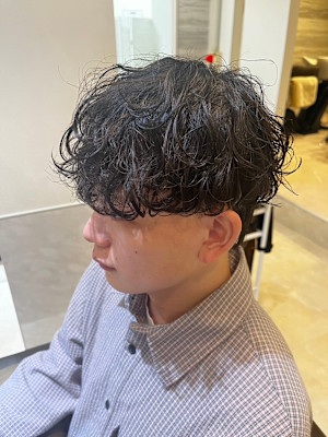 シャドウパーマ/ナチュラルマッシュ