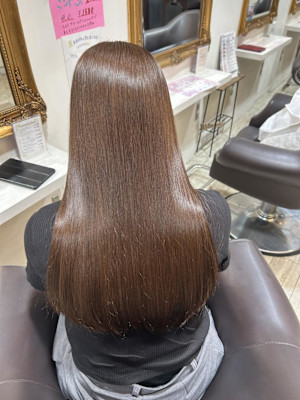 ブリーチなしミルクティー