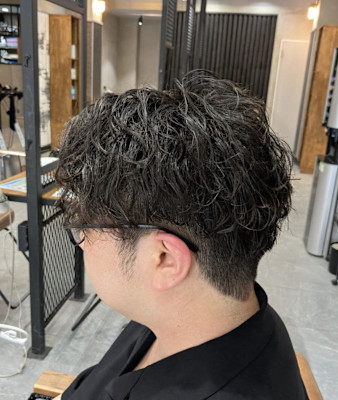 メンズゆるめパーマ