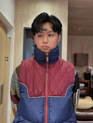 ラフカールパーマ／メンズスタイル