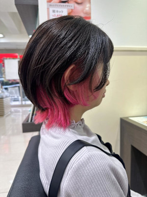 ピンクとブラウンカラー