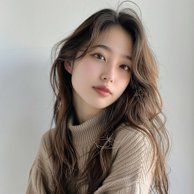 大人可愛い　くびれロング