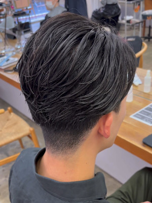 kisaiBUZZ 岬 　メンズフェザーパーマ