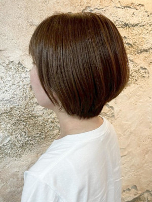 【Flor_上大岡】*大人女子ショート＋マロンベージュ*