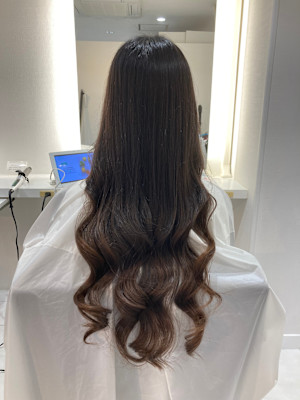 コテ巻き風パーマ/デジタルパーマ/韓国風パーマヨシンモリパー