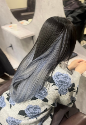 アイスブルー×アンブレラカラー