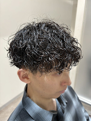 刈り上げツイストスパイラル/メンズパーマ/ツーブロック