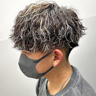 波巻き/ツイストスパイラルMIXパーマ/ハイライト