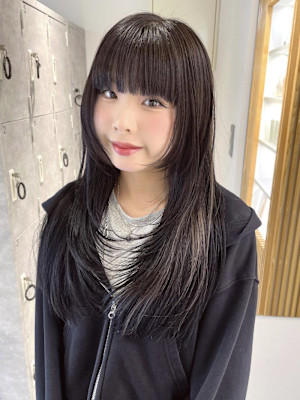 【rizu】デザインカラー/ハイライト/レイヤー/顔周り