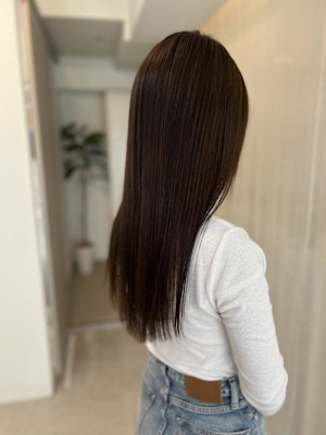極艶ナチュラルストレートロング