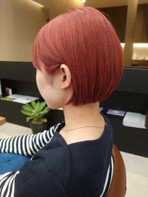 ミニボブ　カシスピンク