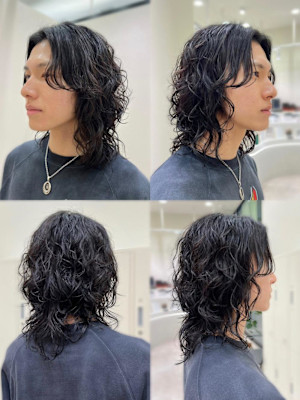 夏の色気パーマ