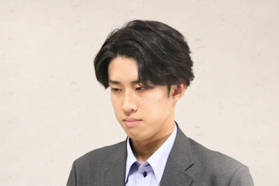 メンズビジネスショート×ニュアンスパーマ