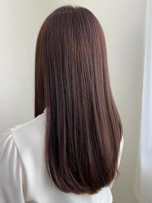 髪質改善ストレート/ロングヘア/大人ロング/酸性ストレート