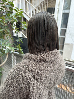 【Mai】@mai_fjw　こなれ感切りっぱなしボブ