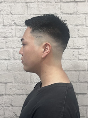 メンズ／ハイフェード／ベリーショート／刈り上げ