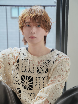 HCメンズパーマ×ハイトーンカラー