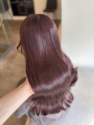 ブリーチなしピンクラベンダー