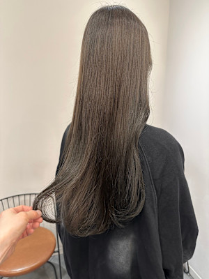 池袋 イルミナカラー 暗髪 透明感 オリーブash♪