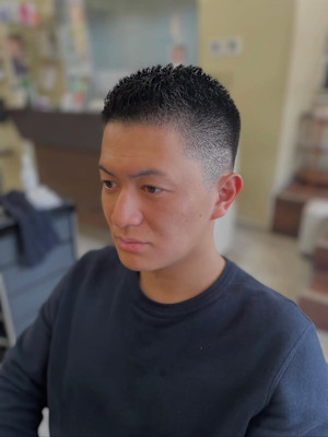 フェード風ベリーショート