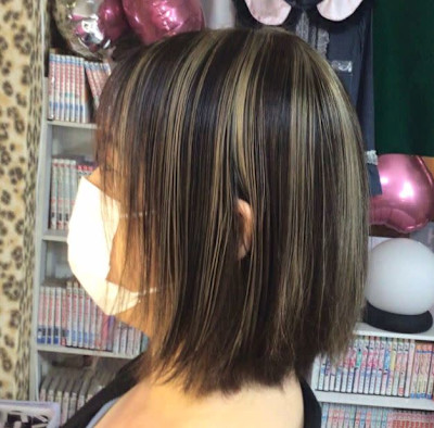 白髪ぼかしハイライトは当店で♪