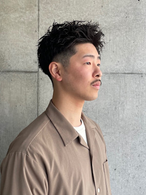 爽やかメンズショート/フェード