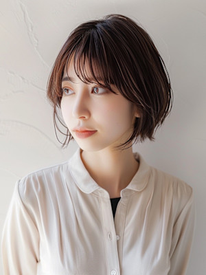 ショート/ボブ/髪質改善/ショートボブ/薬院