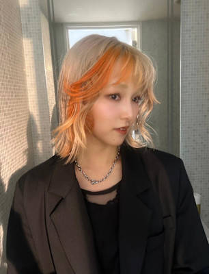 オレンジポイントカラー(tsumu)