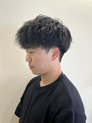 【平山明樹】縦落ちスパイラルパーマ