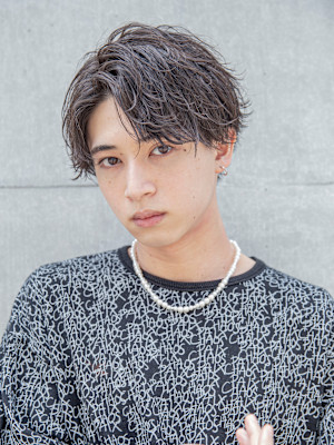 【小久保style】メンズカットツーブロックツイストウルフ