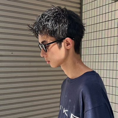 メンズショート/刈り上げ/スパイキーショート