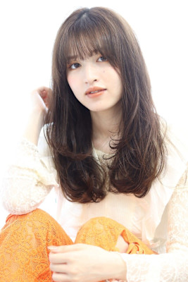 ★レイヤーカット/くすみベージュ/セミロングレイヤー★