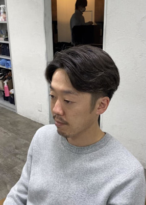 センターパート/カルマパーマ/メンズ/¥5280