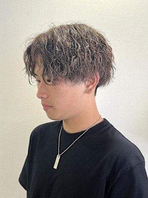 【平山明樹】縦落ちスパイラルパーマ