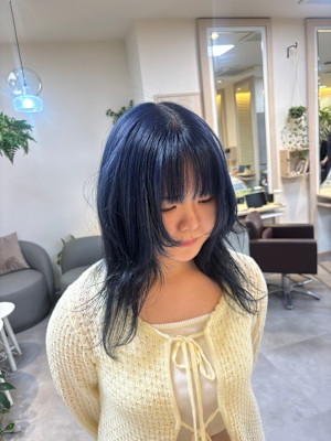 レイヤー/ミディアム/イルミナカラー/透明感カラー/髪質改善