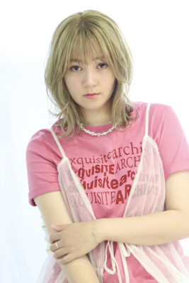 20代30代40代＊ミルクティー×小顔ヘア×くびれミディ