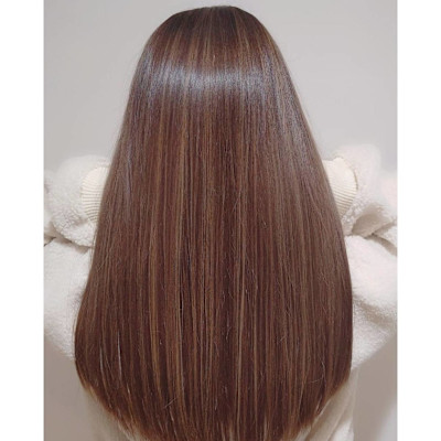 脱白髪染め☆白髪ぼかしハイライト