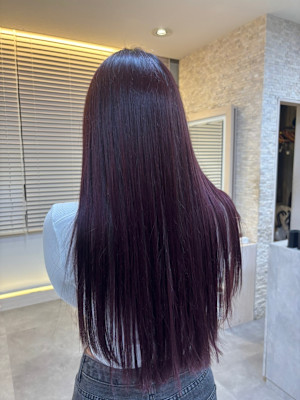 ブリーチ無しピンクブラウン/川越駅/川越