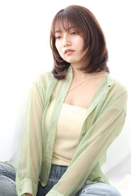 20代30代40代 レイヤーボブ